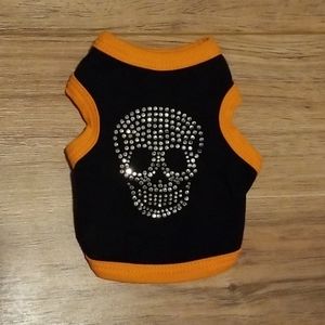 NWOT Skull Sleevless Shirts for Pets